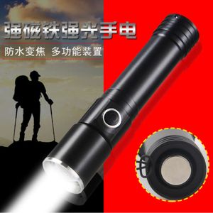 Tool Outdoor Lighting 18650 Rechargeable Mini Home With Magnet Repair Car LED Zoom Strong Light Flashlight 787235