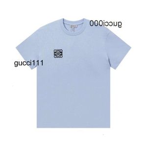 Projektanci Mężczyźni T-shirty Lowewe Short Street Lowe T Shirt Quality Loewees Men Lats Loewe T with drukujący top rękawy luksusowy man projektant Trend 12 700 g yody hvcg