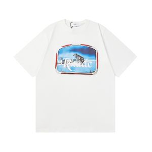 2024 new rhude luxury brand rhude shirt summer collection rhude t shirt oversize heavy fabric dress top quality t shirtKSE5