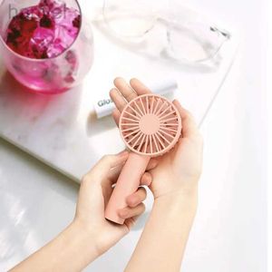 Electric Fans Mini USB Desk Fan Small Personal Portable Table Fan with USB Rechargeable Battery Operated Cooling Electric Fan 240316