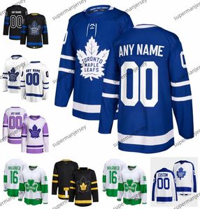 Anpassade hockeytröjor Toronto''Maple''leafs''mens 55 Mark Giordano 56 Gustafsson 3 Justin19 Calle Jarnkrok 64 Kampf Kerfoot Lafferty Liljeg 2024