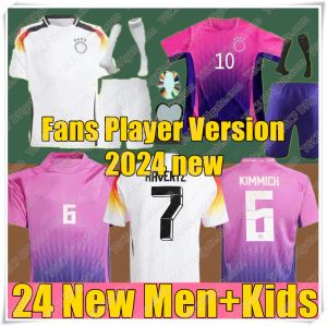 a buon mercato 2024 Coppa dei Campioni Germania maglie da calcio HUMMELS KROOS GNABRY WERNER DRAXLER REUS MULLER GOTZE Kit uomo e bambino Fans Player versione maglia da calcio uniforme