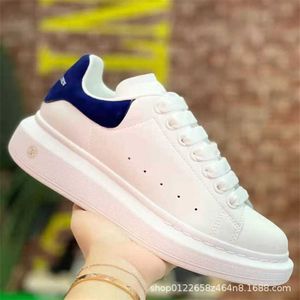 27% OFF Sapatos esportivos 2024 High Edition Versátil Little White para Mulheres Primavera Couro Genuíno Sola Grossa com Altura Interna Elevada Novos Sapatos Casuais para Casal