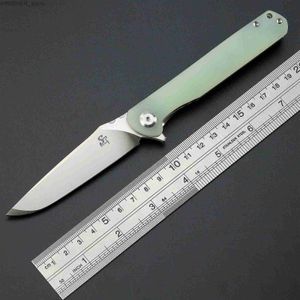 Taktische Messer Sitivien ST101 Klapptaschenmesser D2 Stahlklinge G10 Griff EDC Werkzeugmesser für Outdoor Camping Wandern Survival CollectionL2403