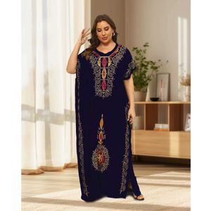 Vestidos casuais básicos Plustize Caftan Dress Tradicional Abaya Para Mulheres Kaftan Africano O-Jilbab Jilbab Lady Lady Lady Casual Kaftanc24315