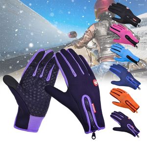 Rowerowe rękawiczki zimowe wodoodporne sporty na narty wspinaczkowe piłkę nożną Motocross Men Ćwiczenie termiczne
