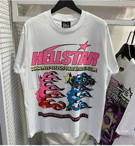 24 Hellstar T Shirt Designer T Shirts Graphic Tee Clothing Clothes Hipster Washed Fabric Street Graffiti Lettering Print Vintage Black Loose Loose Loose Loose