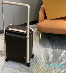 2024 Designer -Multi -Wheel Checkerboard Printed Suitcase Classic Site