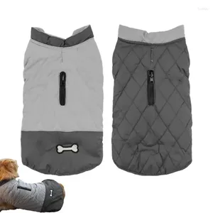 Vestuário para cães roupas de inverno waarm pet pulôver resistente à água médio e grande cães casaco grosso para sala de estar acampamento pátio