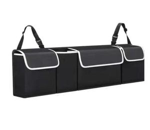 Car Organizer Trunk Storage Bag Rear For Suv Seat Chair Back Oxford Cloth Material Black Large Capacity2071886