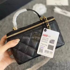 Borsa firmata Borsa tote Golden Ball Lingge Catena Bocca in vera pelle Rossa 2023 Nuova tracolla da donna Mini Square 5548