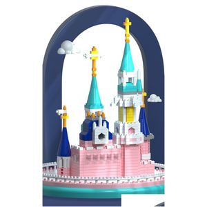 Modellbyggnadssatser Castle Brick Girl Toy Princess Build Block Lepin Architecture Hogwarts Building Blocks Fantasy Technic Figur Drop Dhsyg