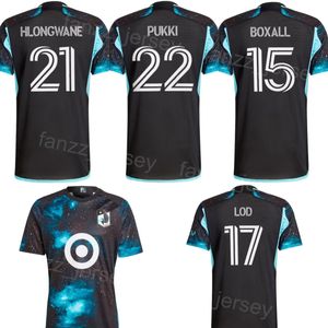 24-25 Mans Minnesota United FC 17 Lod Soccer Jerseys 7 Fragapane 4 Tapias 33 Arriaga 25 Bran 14 Oluwaseyi 10 Reynoso 31 Dotson 15 Boxall 37クラークフットボールシャツキット