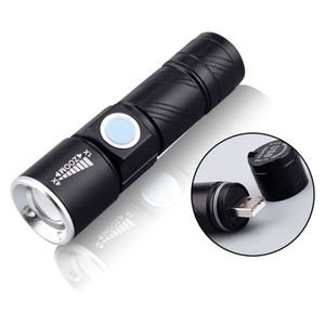 Vendita calda LED Mini luce forte Ricarica USB Illuminazione esterna ultra luminosa a lungo raggio Zoom Piccola torcia elettrica 580412