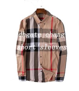 ropahombre turn Luxury Designer Camisas masculinas Moda Casual Negócios Social e Cocktail Camisa Marca Primavera Outono Emagrecimento As Roupas Mais Elegantes Si