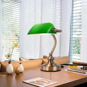 Tischlampen Retro Mini-Schreibtischlampe Augenschutz LED G9 Bank Schreibtischleuchte Schlafzimmer Nachttisch Café Büro Bar Tisch Café Dekor Tischlampe YQ240316