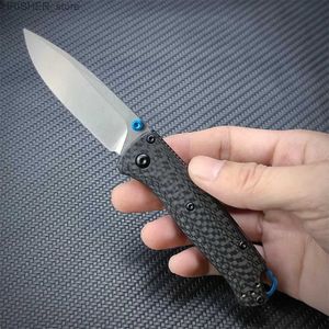 Taktiska knivar BM 533-3 Mini kolfiber Folding Knife S90V Black Outdoor Camping Hunt Pocket Tactical EDC Tool 535 Knifel2403