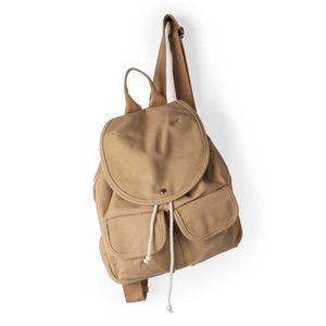 Mochila japonesa coreana feminina versátil bolsa de lona com design pequeno, mochila minimalista de estudante de grande capacidade, mochila 240315