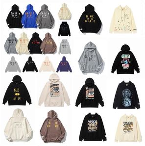 Men's Hoodies Sweatshirts Hoodie Designer Galleries Top Dept Gary Painted Graffiti Used Letters Printed Loose Casual Fashion Mens and Womens Hoody