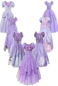 Spädbarnsflickor Sofia Princess Costume Halloween Cosplay Clothes Toddler Party Rollplay Kids Fancy Sofia Dresses for Girls 21035608564