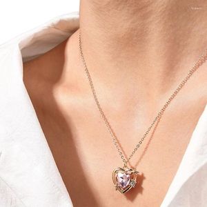 Pendant Necklaces Vintage Heart Star Necklace Exquisite Love Choker for Women Daily Wear