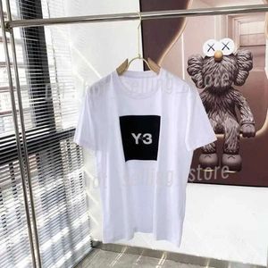 Designer Mens Womens Tshirts Y3 Printed Tshirt Sports Polos Tees Top Cotton Shirt Short Sleeve Tshirt Men Round Neck T-shirt High Street Tees 72