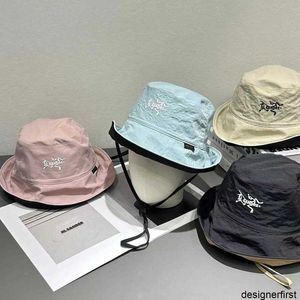 المصمم جين هات للأطفال الصيف الجديد واقي من الشمس و Sunshade Bowl قبعة في الهواء الطلق أزياء الأزياء الكورية الطبعة المبهجة وجهًا صغيرًا للصياد الصياد الذكور L8C6 45Li