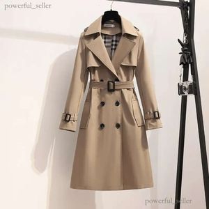 女性用ジャケット女性コートと秋の途中の長さトレンチコート韓国ファッション冬用服ベルト428