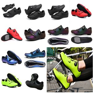MTBQ Cyqcling Shoes Men Sports Dirt Road Bike Shoes Flat Speed ​​Cykling Sneakers Flats Mountain Bicycle Footwear Spdq Cleats Shoes Gai Gai