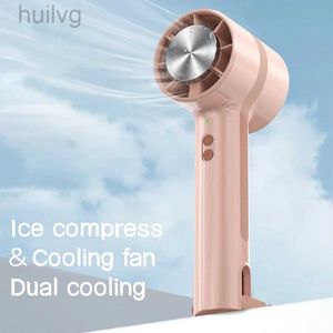 Elektriska fläktar USB -laddningsbar handhållen Mini Fan Student Desktop Air Cooler Outdoor 3 Hastor Portable Sovetis Compress 240316