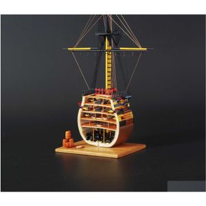 Blocchi Scala 1/200 Hms Victory Kit modello di nave Aggiungi accessori di aggiornamento in ottone Hkd230701 Consegna di goccia Dhlq5