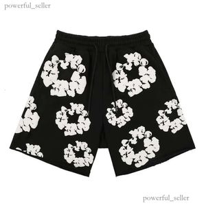 Herren Shorts Designer Floral Grafik Harajuku Übergroße Shorts Frau Casual Print Streetwear Kurze Hosen 839