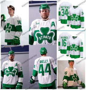 Niestandardowe odwracalne rewers retro John Tavares koszulki hokejowe Auston Matthews Mitchell Marner Morgan Rielly William Nylander Spezza Michael BU 2024 Najnowszy