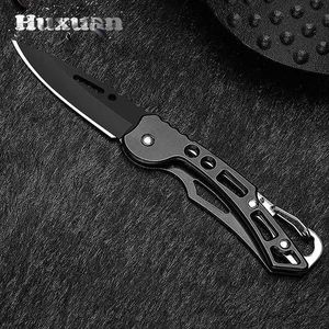 Taktiska knivar Mini Folding Knife Outdoor Rostfritt stål Knivar Portable EDC Keychain Pocket Knife Outdoor Camping Meat Cleaverl2403