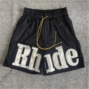 Mens Shorts Designer Men Limited Rhude Shorts Summerquick Spindry Man Beach Pant Hip Hop Casual Couple Mens Sports Pants Women Fashion Street Brand Clothing Short Us