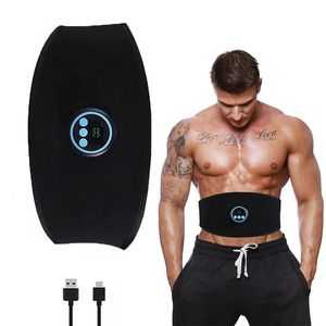 Electric Abdominal Massager EMS Muscle Stimulator Bodybuilding Slimming Machine ABS Trainer Waist Lose Weight Fitness 240314