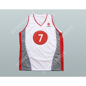 Personalizzato Qualsiasi nome Qualsiasi squadra STEVE NASH CANADA 7 MAGLIA DA BASKET Tutte le taglie cucite S M L XL XXL 3XL 4XL 5XL 6XL Alta qualità