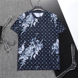 Verão Homens Mulheres Designers Camisetas Soltas Oversize Tees Vestuário Moda Tops Mans Casual Peito Carta Camisa Luxo Rua Shorts Manga Roupas Mens Camisetas M-3XL # 009