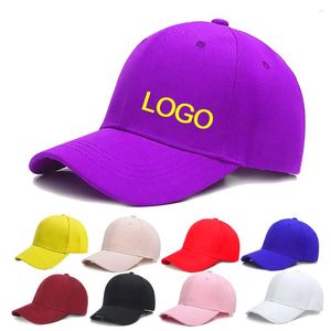 Ball Caps Superior Pamuk Beyzbol Özelleştirilmiş Yetişkin UNISEX SADECE HATS Erkek Tepeli Kapa İşlemeli veya Baskılı Logo