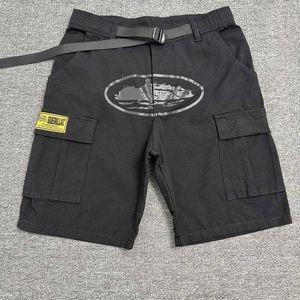 Mens shorts ss alcatraz impressão no verão e shorts de carga de alta qualidade casual de rua feminina com vários bolsos 230714