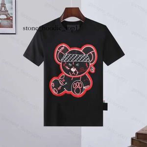 Plein Bear T Shirt Mens Designer Tshirts Phillip Plein Skull Philipps Plein Man T-shirty Klasyczne wysokiej jakości Hip Hop Philip Plein Philipe Plein 5139