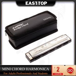 Instrument Easttop MN20 (T22) Mini Achord Harmonica Högkvalitativ harmonik med mycket bra ljud för vuxna proffs och studenter