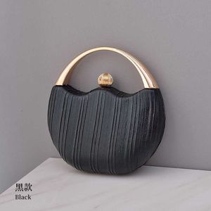 lady Evening Bags Dinner Bag Banquet Women's Bag Round Party Wallet One Shoulder Dress Pu