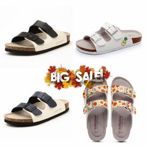 Gai Mens Women Designer Slipper Sandals Sandals Surfado Couro Branco Plataforma Outdoor Slippers Big Size 36-46