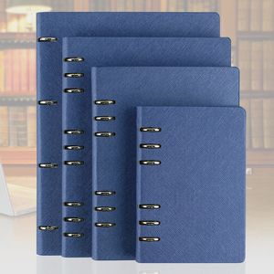 Ruize Faux Leather Notebook A4 A6 B5 A5 Spiral Planner Agenda 2023 Hard Cover Office Business Notepad Binder 240311