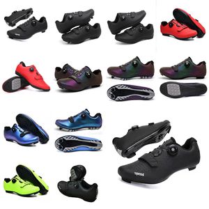 Cykelskor Zmen Sports Dirt Road Cykelskor Flat Speed ​​Cycling Sneakers Flats Mountain Bicycle Footwear Spd Cleats Shoe Gai