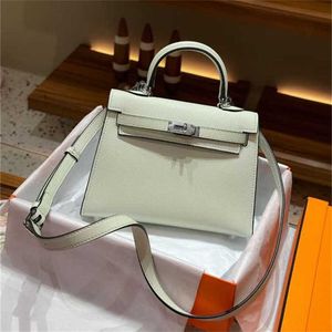 Bubble Green Print Silver Buckle andra generationens kohude handväska med mångsidig axel crossbody små trend birkies försäljning 60% rabatt butik online