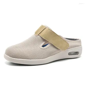 Sapatos de caminhada VIP unissex casual feminino deslizamento em plano respirável macio absorvente preguiçoso plus size