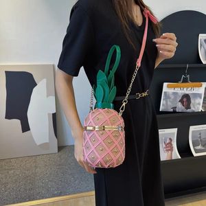 Evening Bags Pineapple Shape For Women Handbag Bolsa Feminina Shoulder Messenger Bag Luxury Handbags Designer B002