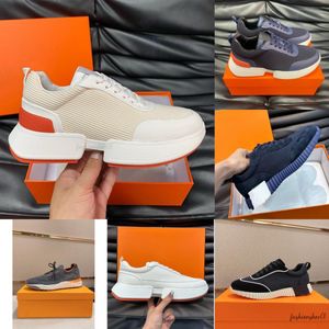 Lågklippta skor designer casual skor studsande sneaker lätt sula mes mocka get getskinn andas utomhus män tränare komfort man skor EU38-46 MENS RUN TRACHER